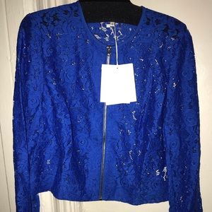 SOLD‼️ DVF Floral Lace Jacket